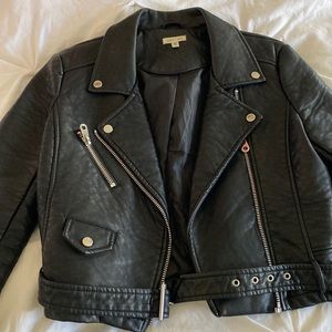 Silent + noise leather jacket